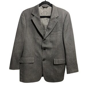 Vintage Patrick James Herringbone  100%  pure wool Sport Coat.